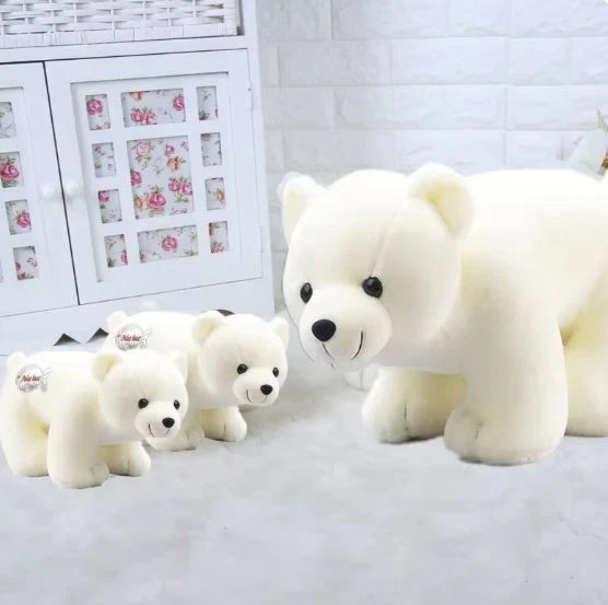 🐻✨ White Polar Bear Plush – The Cuddle You’ll Fall in Love With!