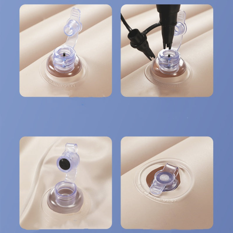 Inflatable Car Air Mattress – Portable Back Seat Travel Bed with Pillows for SUV & Sedan