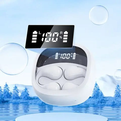 Wireless Bluetooth Earbuds with LED Display & Noise Reduction – Stylish Design
