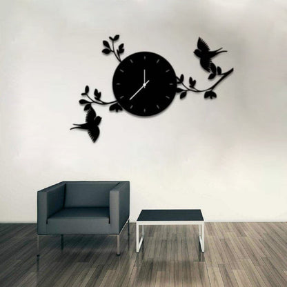 Modern Bird Design Wall Clock – Stylish Decorative Timepiece for Living Room Decor