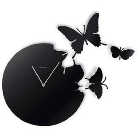 Modern 3D Butterfly Wall Clock - Unique Artistic Design for Home, Office, Bedroom, Living Room Decoration