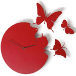 Modern 3D Butterfly Wall Clock - Unique Artistic Design for Home, Office, Bedroom, Living Room Decoration