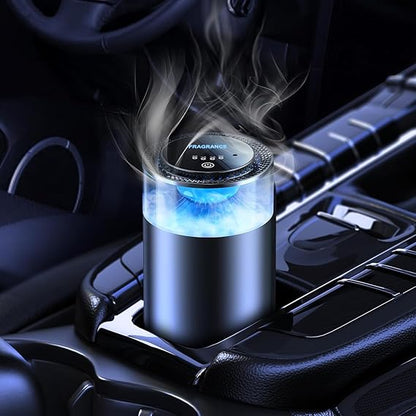 Car Aroma Diffuser with LED Light – USB Powered Humidifier & Air Freshener
