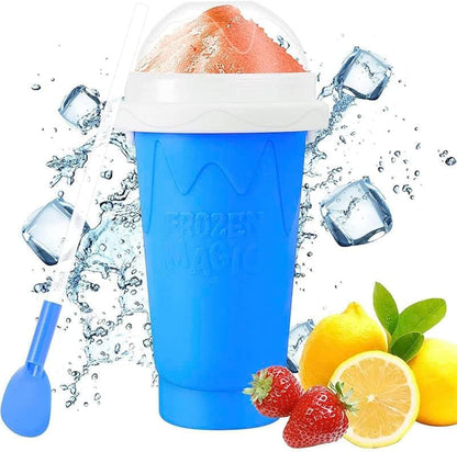 Squeeze Slushy Maker Cup – DIY Instant Frozen Drink Cup for Juice, Soda, Smoothies & More