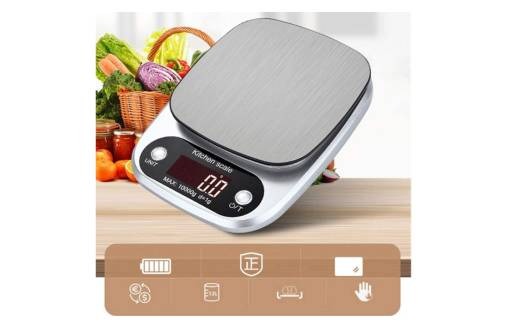 Digital Kitchen Weighing Scale – High Precision LCD Display for Cooking, Baking & Meal Prep