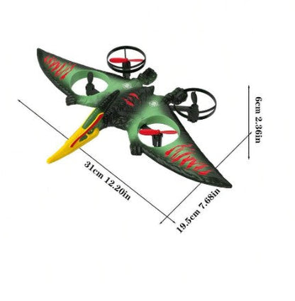 Easy-to-Control Dinosaur Drone with One-Key Takeoff, Landing & Return