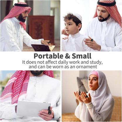 Smart Digital Counter Ring – Scratch Resistant, Touch Sensor Tasbeeh & Fitness Tracker Ring