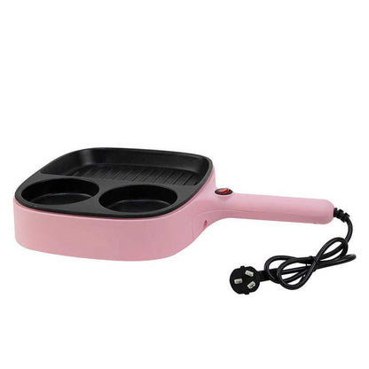 Multi-Section Electric Breakfast Maker – Nonstick Frying Pan for Pancakes, Eggs, Sausages & More