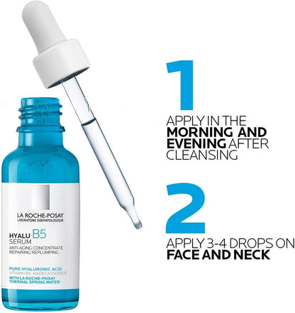 La Roche-Posay Hyalu B5 Anti-Aging Serum – Hydrating, Plumping & Repairing for Sensitive Skin