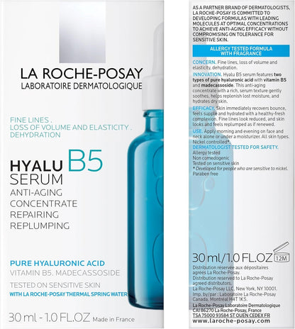 La Roche-Posay Hyalu B5 Anti-Aging Serum – Hydrating, Plumping & Repairing for Sensitive Skin