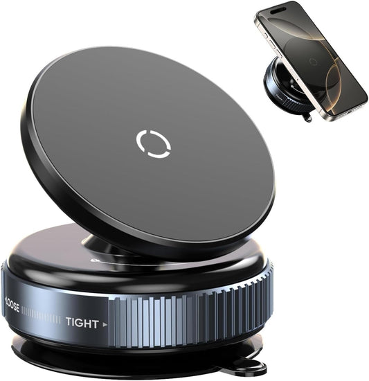 Magnetic 360° Rotating Car Mount Holder with Strong Grip for All Smartphones