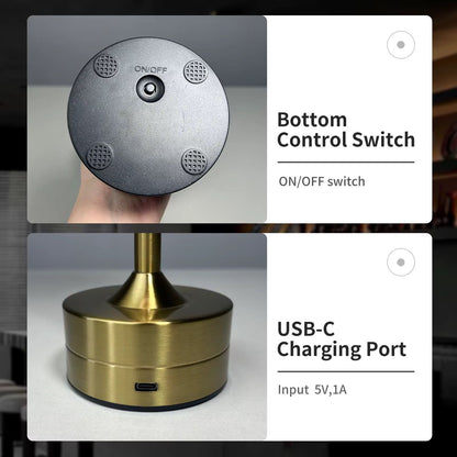 Smart Rechargeable Mood Lamp – Touch Control, Memory Function, Ideal for Indoor & Outdoor Ambience