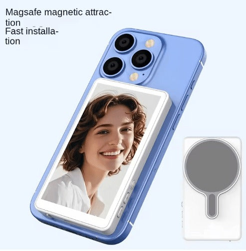 MagSafe Magnetic Selfie Screen – Quick Attach Mini Display for iPhone Back
