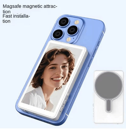 MagSafe Magnetic Selfie Screen – Quick Attach Mini Display for iPhone Back