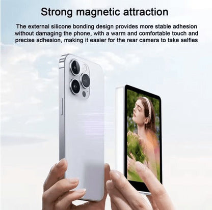 MagSafe Magnetic Selfie Screen – Quick Attach Mini Display for iPhone Back