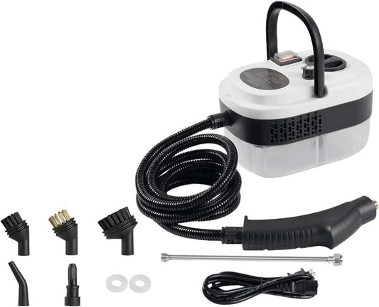 High-Pressure Portable Steam Cleaner with Multiple Nozzles for Deep Cleaning and Sanitization