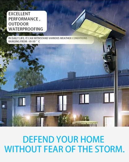 Solar Security Light with HD Camera – Motion Sensor, Night Vision & Waterproof