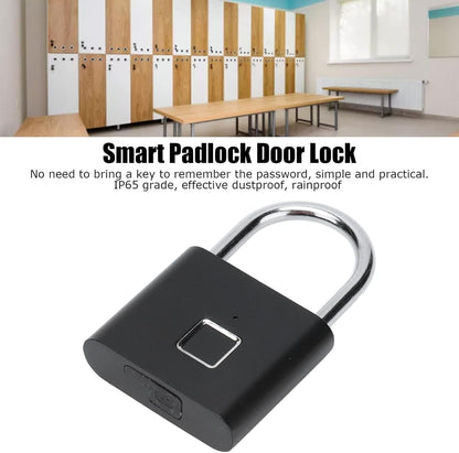 Smart Fingerprint Padlock – Keyless, Waterproof & Dustproof for Secure Access