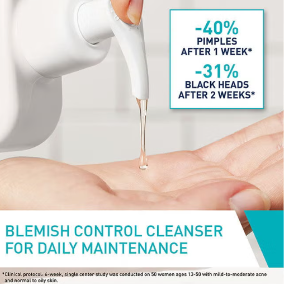 CeraVe Blemish Control Cleanser for Acne-Prone Skin – 8 oz | With Salicylic Acid & Niacinamide