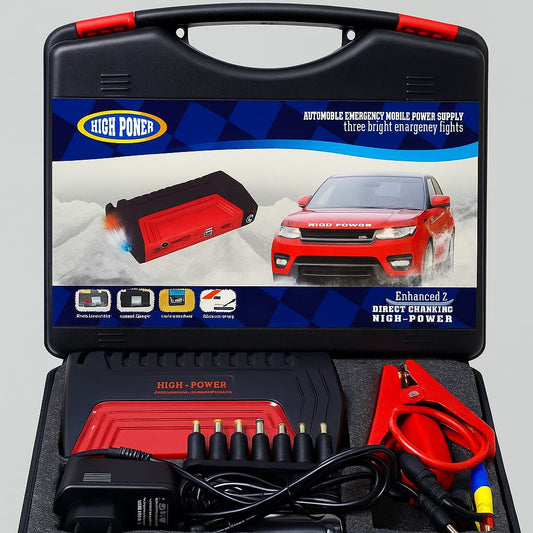 High Power Car Jump Starter Kit – Emergency Mobile Power Supply with Multi-Charging Ports