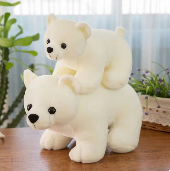 🐻✨ White Polar Bear Plush – The Cuddle You’ll Fall in Love With!